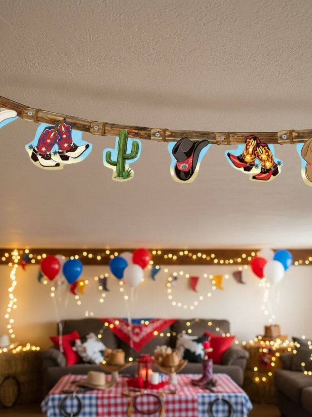 Wild West Cowboy Birthday Party Banner Forum Novelties 7ft Western Decoration